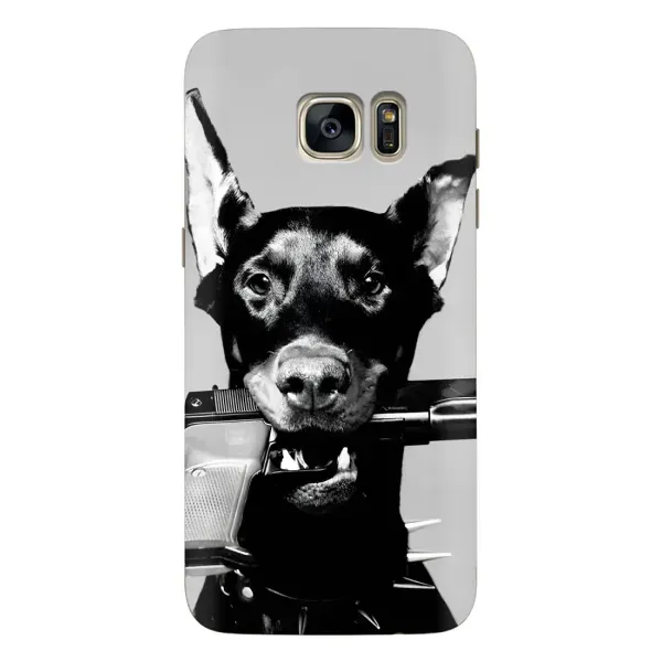 Чехол с рисунком «Опасный доберман» для Samsung Galaxy S7 Edge (G935) Чехол с рисунком «Опасный доберман» для Samsung Galaxy S7 Edge (G935)