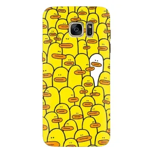 Силіконовий бампер з картинкою звірів для Samsung Galaxy S7 Еdge / G935 (Особливий)