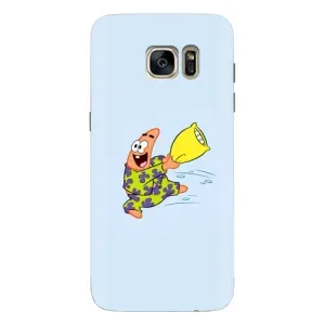Чехлы с Патриком на Samsung Galaxy S7 Еdge / G935 (Патрик с подушкой)