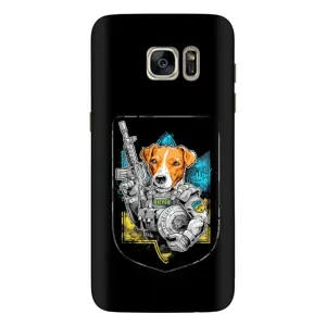 Чохол з принтом для Samsung Galaxy S7 Еdge / G935 (Патрон Воїн)