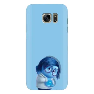 Чехол Головоломка для Samsung Galaxy S7 Еdge / G935 - (AlphaPrint) (Печаль)
