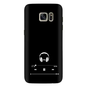 Чохол з картинками на чорному фоні для Samsung Galaxy S7 Еdge / G935 (Плеєр)