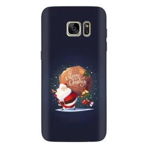 Чехол Санта Клаус для Samsung Galaxy S7 Еdge / G935 (Подарки от Санты)