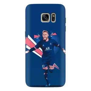 Силиконовый Чехол Samsung Galaxy S7 Еdge / G935 (Празднование Неймара)