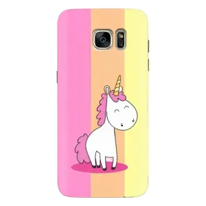 Чехол Unicorn на Samsung Galaxy S7 Еdge / G935 (Радужный Единорог)
