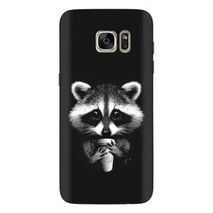 Силіконовий Чохол з Энотами на Samsung Galaxy S7 Еdge / G935 (З кавою)