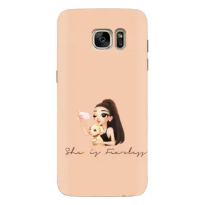 Силіконовый Чохол на Samsung Galaxy S7 Еdge / G935 з картинкой Модных девушек (З собакою)