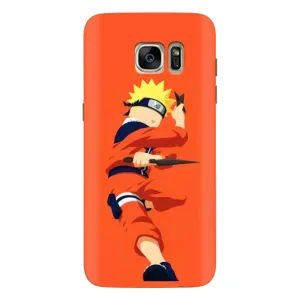 Чехлы с принтом Наруто на Samsung Galaxy S7 Еdge / G935 (Силуэт Наруто)