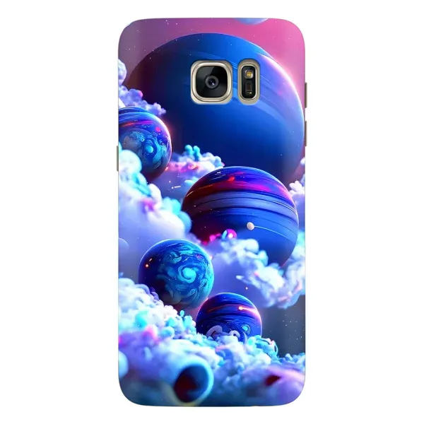 Чехол с рисунком «Синие планеты» для Samsung Galaxy S7 Edge (G935) Чехол с рисунком «Синие планеты» для Samsung Galaxy S7 Edge (G935)