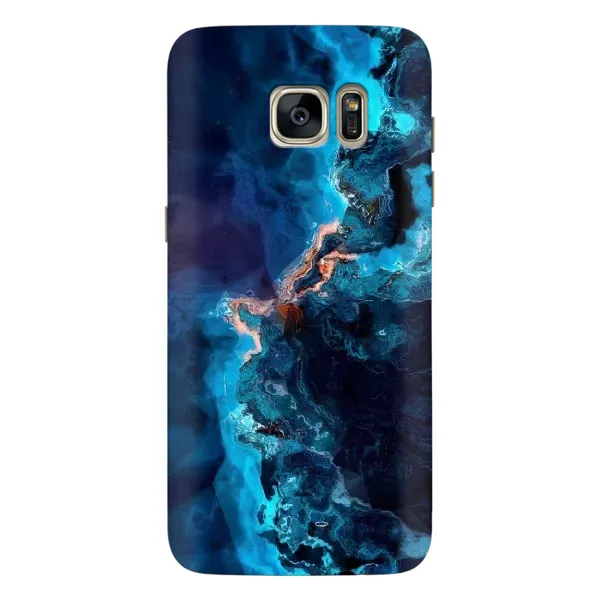 Чехол с рисунком «Синий мрамор» для Samsung Galaxy S7 Edge (G935) Чехол с рисунком «Синий мрамор» для Samsung Galaxy S7 Edge (G935)