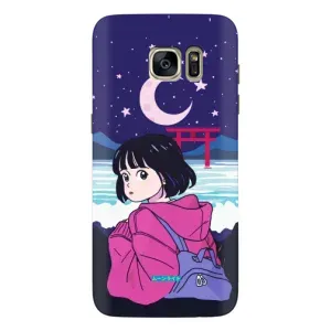 Чехол с персонажами АНИМЕ на Samsung Galaxy S7 Еdge / G935 (Синобу Миякэ)