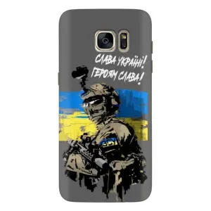 Патриотический Чехол для Samsung Galaxy S7 Еdge / G935 (Слава Украине)