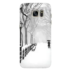 Чехлы на Новый Год Samsung Galaxy S7 Еdge / G935 (Снегом замело)