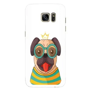 Бампер для Samsung Galaxy S7 Еdge / G935 з картинкою "Песики" (Собака Король)