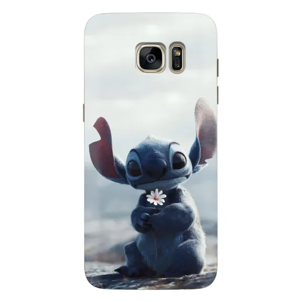 Чехол с рисунком «Стич с цветочком» для Samsung Galaxy S7 Edge (G935) Чехол с рисунком «Стич с цветочком» для Samsung Galaxy S7 Edge (G935)