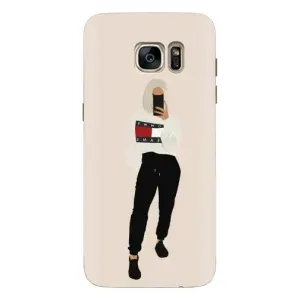 Силіконовый Чохол на Samsung Galaxy S7 Еdge / G935 з картинкой Модных девушек (Стильна)