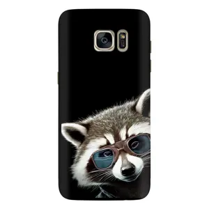 Силіконовий Чохол з Энотами на Samsung Galaxy S7 Еdge / G935 (Стильний Єнот)