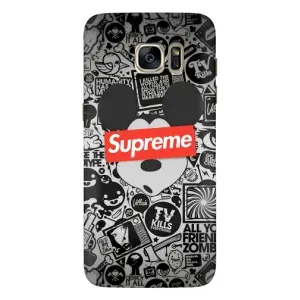 Чохол з Брендами одягу на Гелексі С7 Едж (Supreme Маус)