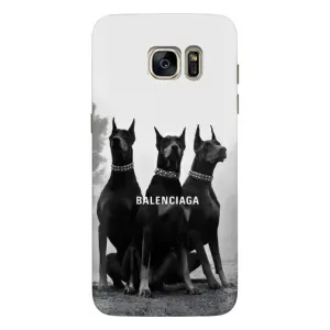 Чохол ДОБЕРМАН для Samsung Galaxy S7 Еdge / G935 (Три добермана)