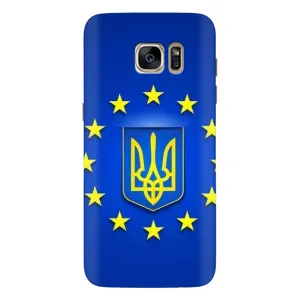 Чехол с Украинской символикой на Гелекси С7 Едж (Украина это Европа)