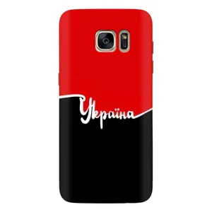Чехлы УПА (Красно-Чёрный) на Samsung Galaxy S7 Еdge / G935 (Украина УПА)