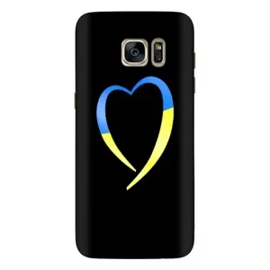 Силиконовый Чехол на Samsung Galaxy S7 Еdge / G935 (Я-Украина) (Украинское сердце)
