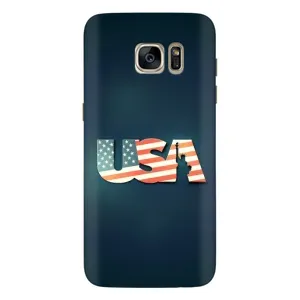 Чехол Флаг USA для Samsung Galaxy S7 Еdge / G935 (USA)