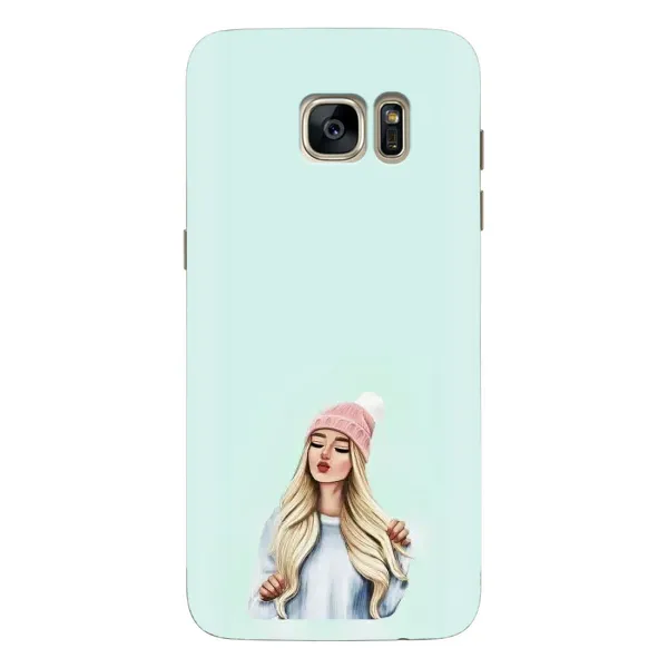 Чехол с рисунком «В шапке» для Samsung Galaxy S7 Edge (G935) Чехол с рисунком «В шапке» для Samsung Galaxy S7 Edge (G935)