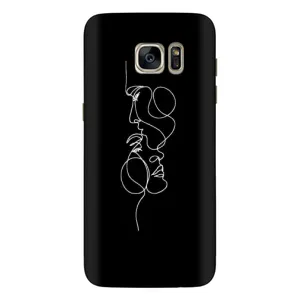 Силіконові Чохли Коханій людині для Samsung Galaxy S7 Еdge / G935 (Закохана пара)