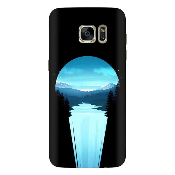 Чехол с рисунком «Синий Водопад» для Samsung Galaxy S7 Edge (G935) Чехол с рисунком «Синий Водопад» для Samsung Galaxy S7 Edge (G935)