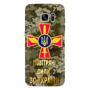 Чехлы на военную тематику для Samsung Galaxy S7 Еdge / G935 (ВС ЗСУ)