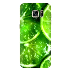 Чехол с изображением вкусной еды для Samsung Galaxy S7 Еdge / G935 (Яркий ЛАЙМ)