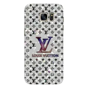 Чехол Стиль Louis Vuitton на Samsung Galaxy S7 Еdge / G935 (Яркий LV)