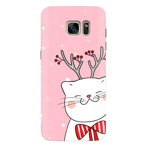 Чехол с рисунком «Зимний кот» для Samsung Galaxy S7 Edge (G935) Чехол с рисунком «Зимний кот» для Samsung Galaxy S7 Edge (G935)