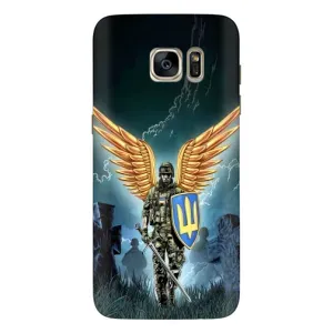 Патриотический Чехол для Samsung Galaxy S7 Еdge / G935 (ЗСУ з крильями)