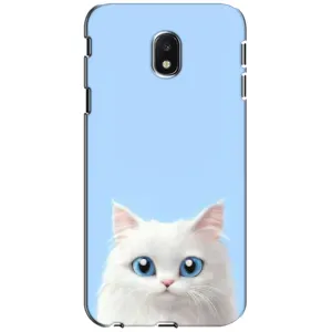 Чехол на тематику: Коты для Samsung Galaxy J3 2017 (J330FN EU) (Белый кот)