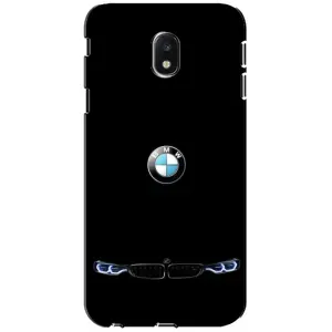 Силіконовий бампер з картинкою машини на Samsung Galaxy J3 2017 (J330FN европейская версия) (Чорний BMW)