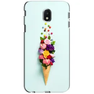 Чохли з тематикою "КВІТИ" на Samsung Galaxy J3 2017 (J330FN европейская версия) (Квітка-морозиво)