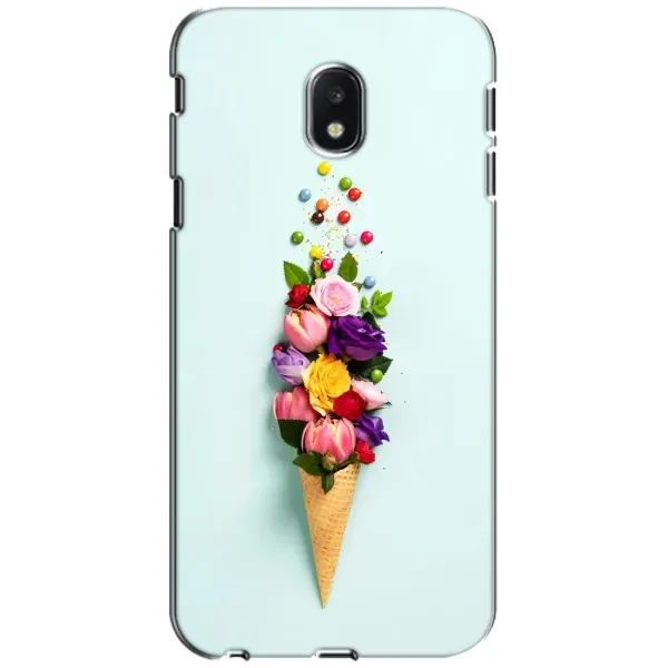 Чехол с рисунком «Цветок-мороженное» для Samsung Galaxy J3 2017 (J330FN EU) Чехол с рисунком «Цветок-мороженное» для Samsung Galaxy J3 2017 (J330FN EU)
