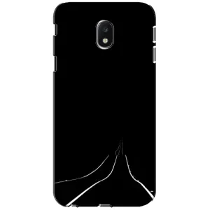 Чехол с картинками на черном фоне для Samsung Galaxy J3 2017 (J330FN европейская версия) (Дорога)