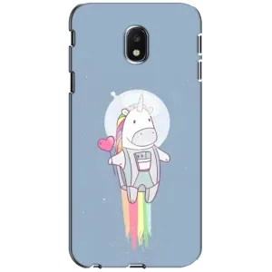 Чехол Unicorn на Samsung Galaxy J3 2017 (J330FN европейская версия) (Единорог космонавт)