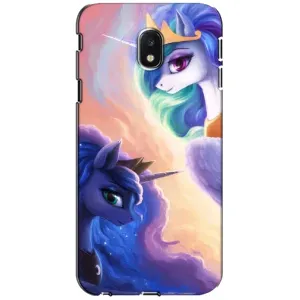 Чехол Unicorn на Samsung Galaxy J3 2017 (J330FN европейская версия) (Единорожки на тучках)