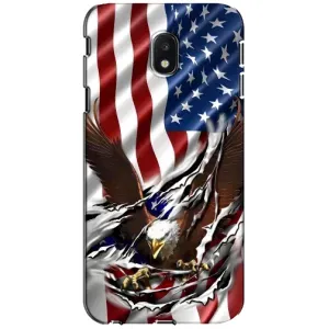 Чехол Флаг USA для Samsung Galaxy J3 2017 (J330FN европейская версия) (Флаг USA)