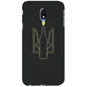 Чехол с картинкой (Патриотический ГЕРБ) на Samsung Galaxy J3 2017 (J330FN европейская версия) (Герб - Молотова)