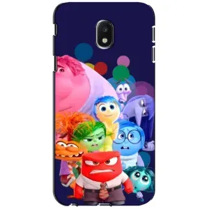 Чехол Головоломка для Samsung Galaxy J3 2017 (J330FN европейская версия) - (AlphaPrint) (Герои головоломки)