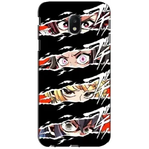 Силиконовые чехлы с глазами Anime для Гелекси Джи3 2017 (Глаза на чорном)