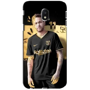 Силиконовый Чехол Samsung Galaxy J3 2017 (J330FN европейская версия) (Gold Neymar)