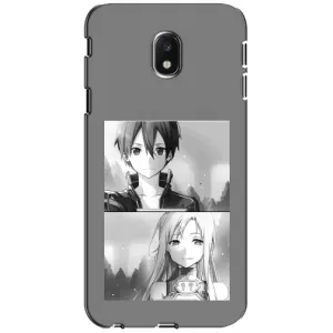 Чехол с персонажами АНИМЕ на Samsung Galaxy J3 2017 (J330FN европейская версия) (Кирито-Асуна)