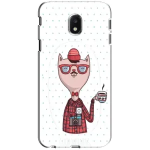Чехол на тематику: Коты для Samsung Galaxy J3 2017 (J330FN EU) (Кот аристократ)