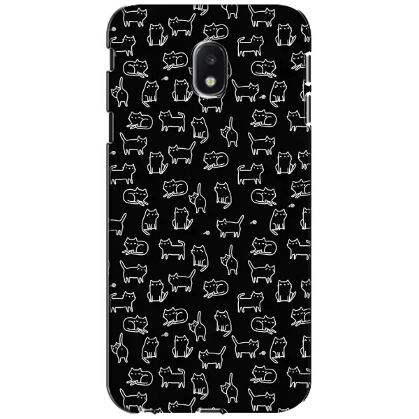 Чехол с рисунком «Котики на черном» для Samsung Galaxy J3 2017 (J330FN EU) Чехол с рисунком «Котики на черном» для Samsung Galaxy J3 2017 (J330FN EU)